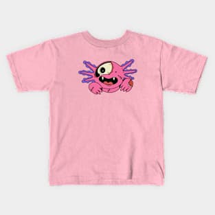 Cute Zombie Axolotl // Funny Halloween Animals Kids T-Shirt